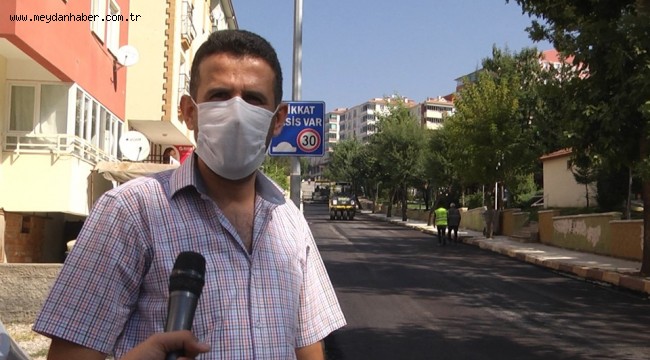 Bahçelievler'den Başkan Aşgın'a asfalt teşekkürü