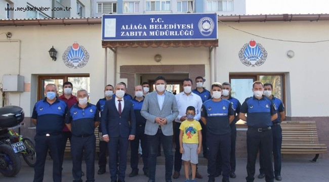 BAŞKAN ACAR'DAN ALİAĞA ZABITASINA TEŞEKKÜR