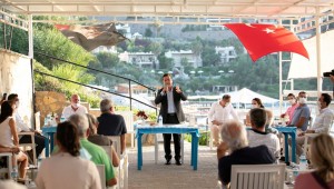 BAŞKAN ARAS KIZILBURUN SİTELER PLATFORMU İLE BİRARAYA GELDİ