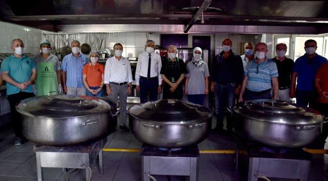 BAŞKAN ATAÇ AŞEVİNDE İNCELEMELERDE BULUNDU