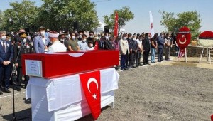 BAŞKAN ATAÇ ŞEHİDİ SON YOLCULUĞUNA UĞURLADI