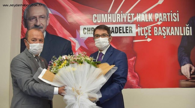 BAŞKAN ÇELİK'TEN İLÇE BAŞKANLARINA HAYIRLI OLSUN ZİYARETİ 