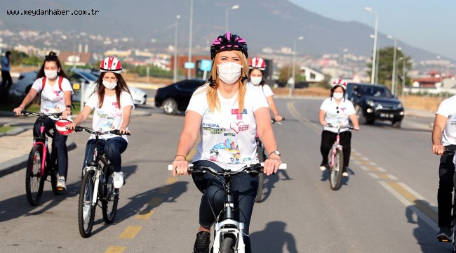 BAŞKAN DOĞAN AVRUPA HAREKETLİLİK HAFTASI İÇİN PEDAL ÇEVİRDİ