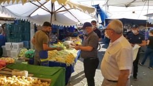 Başkan Yüksel'den Semt Pazarında Denetim ve İnceleme 