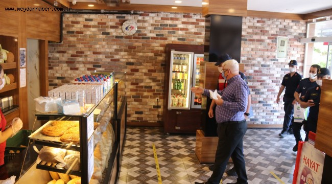 Başkan Yüksel Koronavirüs Denetimine Katıldı