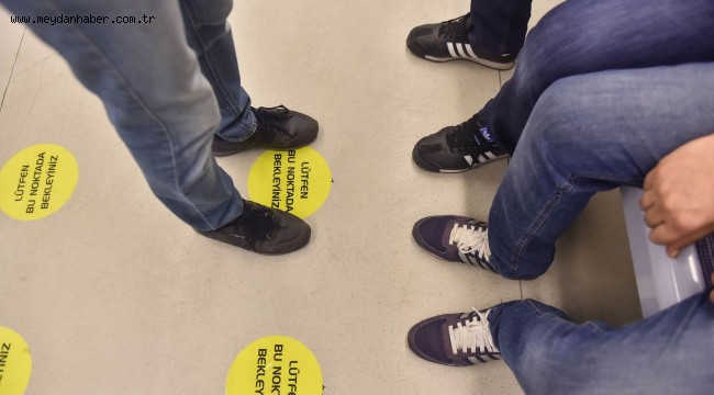 BAŞKENT'TE TOPLU TAŞIMA ARAÇLARINDA SOSYAL MESAFE UYGULAMASI 