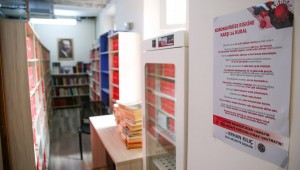 Buca'nın kitaplarına Covid-19 dezenfeksiyonu