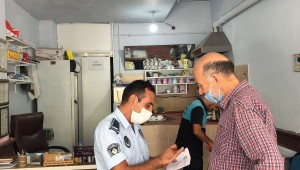 Çay Ocağı İşleten Esnafa Covid-19 Tedbirleri Uyarısı