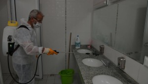 Çiğli'de Okullar Dezenfekte Edildi