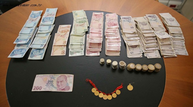 Dilencinin Üzerinden 8 Altın ve 4 bin Lira Çıktı!