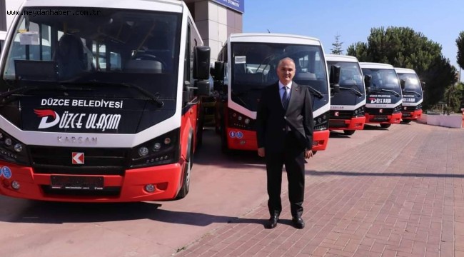 DÜZCE'DE TOPLU TAŞIMA SİL BAŞTAN DEĞİŞİYOR