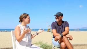 EFES SELÇUK'TA AVRUPA PLAJ VOLEYBOLU ŞAMPİYONASI İÇİN GERİ SAYIM BAŞLADI