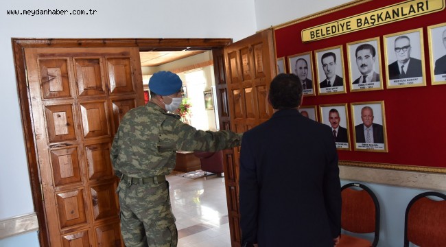 EMRE TAYANÇ PAŞA'DAN BAŞKAN VELİ GÖK'E ZİYARET.