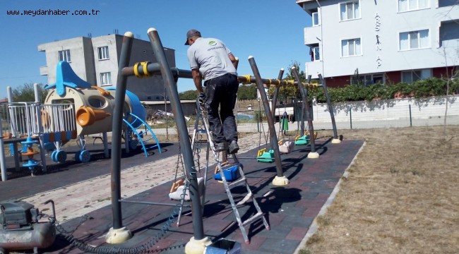 Ergene Belediyesi Parkları Yeniliyor