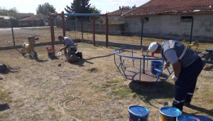 Ergene'de Parklar Bakımdan Geçiriliyor, Dezenfekte Ediliyor