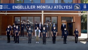 ESOGÜ'DEN ENGELLİLER MONTAJ ATÖLYESİ'NE EĞİTİM DESTEĞİ