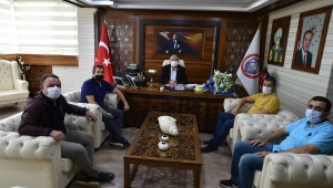 FENERBAHÇELİLER DERNEĞİ'NDEN BAŞKAN AYDIN'A ZİYARET