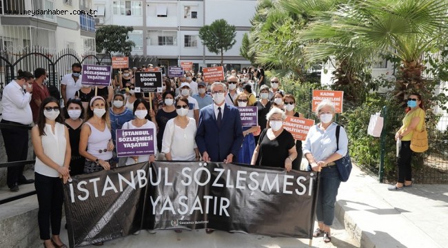 Gaziemir, Kadına Yönelik Şiddete Karşı Tek Yürek