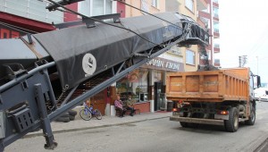GİRESUN--BELEDİYEDEN ASFALT SEFERBERLiĞİ