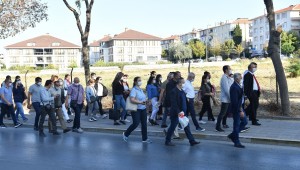 HANÇERLİ VE AVCILAR "TEMİZ BİR DÜNYA" İÇİN YÜRÜDÜ