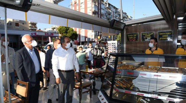 Karabağlar'da Koronavirüs Denetimleri Sürüyor