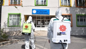 KARESİ BELEDİYESİ OKULLARI DEZENFEKTE ETTİ