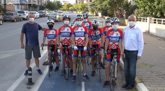 KARESİ BELEDİYESPOR BİSİKLET TAKIMI TURNUVALARA HAZIR
