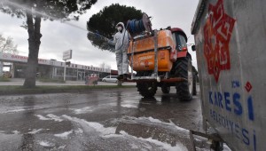 KARESİ'DE PANDEMİ MÜCADELESİ SÜRÜYOR