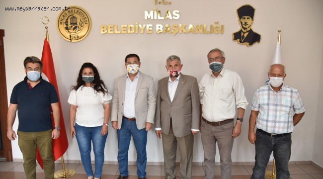 KAVAKLIDERE İLÇE BAŞKANINDAN ZİYARET