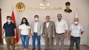 KAVAKLIDERE İLÇE BAŞKANINDAN ZİYARET