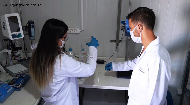 ​​​KEÇİÖREN BELEDİYESİ KIYAFET DEZENFEKTANI ÜRETİYOR