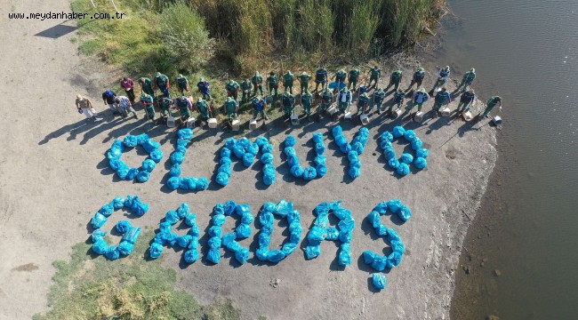KEÇİÖREN'DE DOĞAYI KORUMAK İÇİN 'OLMUYO GARDAŞ'LI MESAJ