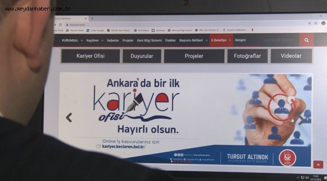 KEÇİÖREN KARİYER OFİSİ'NDEN 413 VATANDAŞA İŞ İMKÂNI