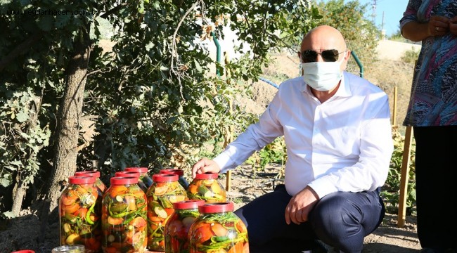 ​KIŞLIK TURŞU VE KURUTMALIKLAR BELEDİYE BOSTANINDAN