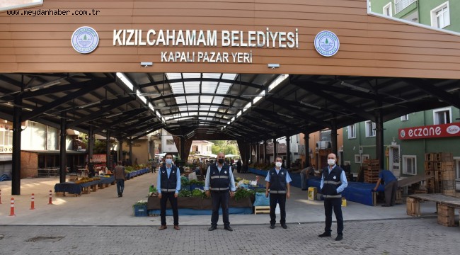 Kızılcahamam'da Yeni Pazar Yeri Hizmete Girdi