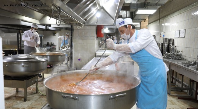 KORONAVİRÜS HASTALARINA AŞEVİNDEN YEMEK HİZMETİ  