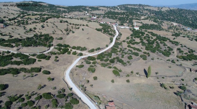 Kula'da 30 Kilometrelik Yol Çalışması