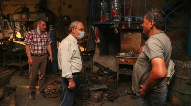 KÜTAHYA--BAŞKAN IŞIK HALK EKMEK FABRİKASINI ZİYARET ETTİ