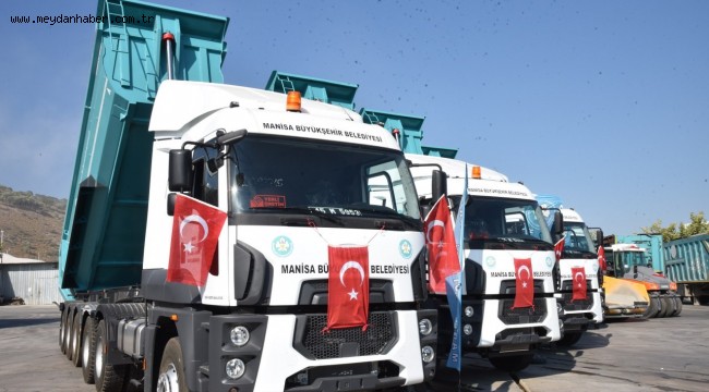 Manisa Büyükşehir Belediyesinin Yol Filosuna Taze Kan