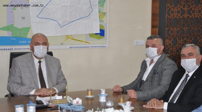 MHP İlçe Başkanı Çetin İnci'den Başkan Aydın'a Ziyaret