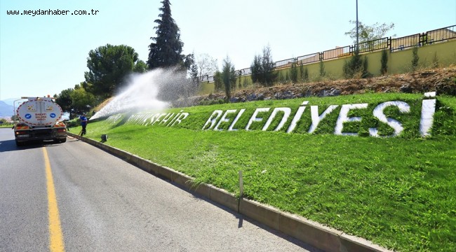 Muğla'da Atıksu Arıtma Suyu ile Yeşil Alanlar Sulanıyor