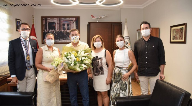 Mylasa Rotary Kulübü Başkan Tokat'ı ziyaret etti.