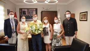 Mylasa Rotary Kulübü Başkan Tokat'ı ziyaret etti.