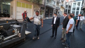 NEVŞEHİR BELEDİYE EKİPLERİNİN ASFALT MESAİSİ SÜRÜYOR