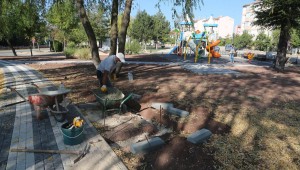 Odunpazarı Belediyesi, Park Yenileme Çalışmalarına Devam Ediyor