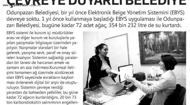 Odunpazarı Belediyesi Türkiye'ye Örnek Oldu