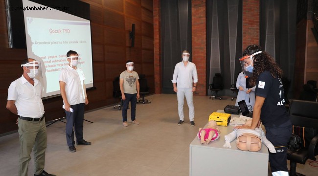 PAMUKKALE BELEDİYESİ PERSONELİNE İLK YARDIM EĞİTİMİ
