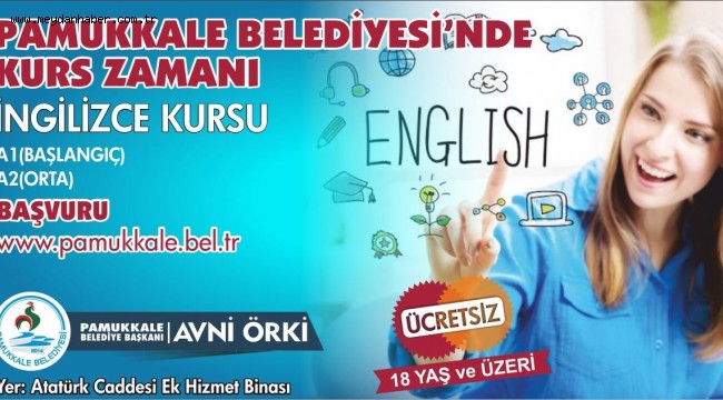 PAMUKKALE'DE KURS ZAMANI