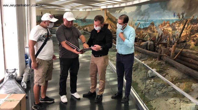 Rus Sanatçı Çanakkale Şehitleri Anıtı İçin Manisa'da