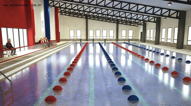 Sındırgılı Gençlere 19 Mayıs Hediyesi Termal Yüzme Havuzu
